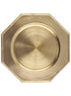 Image of Gold Bamboo Trim Charger Party Plate