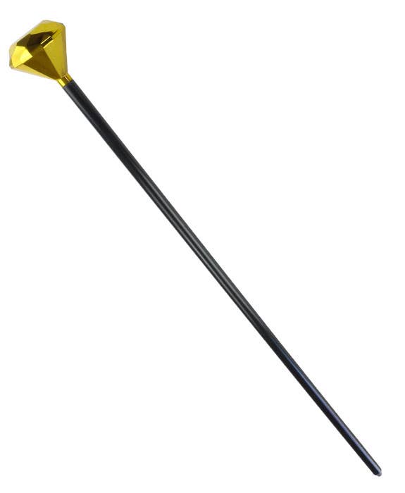 Gold Diamond Top Pimp Cane Costume Accessory