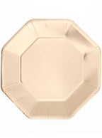 Image of Gold Matte 12 Pack 23cm Paper Plates