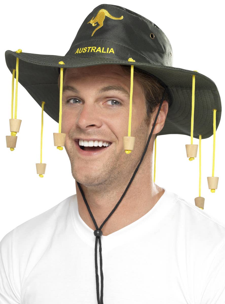 Aussie Green and Gold Cork Hat Australia Day Merchandise 