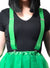 Image of Adjustable Basic Green Costume Suspenders - Main Image