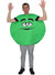 Image of Funny Green M&M Character Adult's Dress Up Costume - Main Image