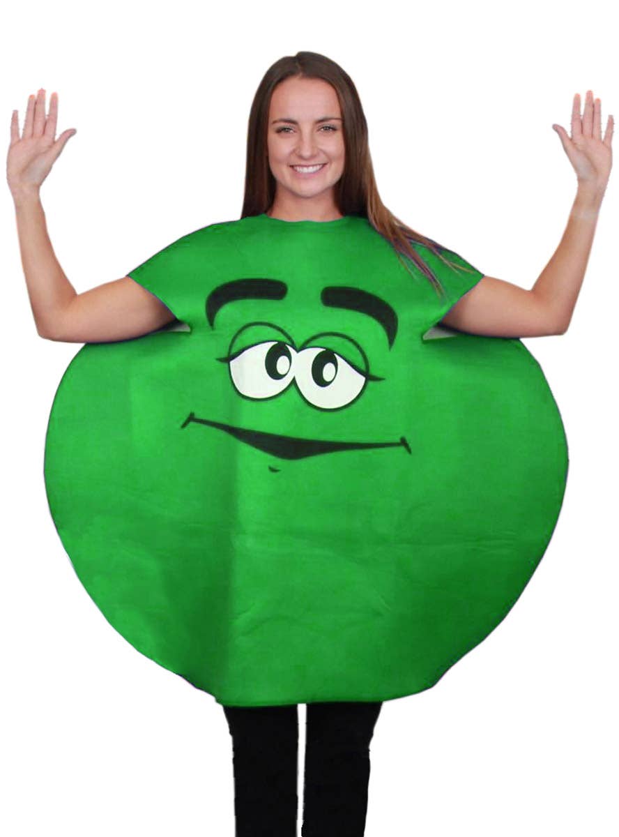 Image of Novelty Green M&M Character Women's Costume