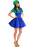 Image of Super Green Plumber Womens Gaming Character Costume