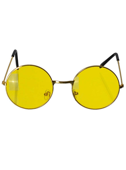 Yellow Lens Teashade Costume Glasses