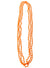 Beaded Orange Costume Necklaces in a Set of 3