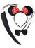 Kid's Minnie Mouse Style Headband, Bow Tie and Tail Accessory Set