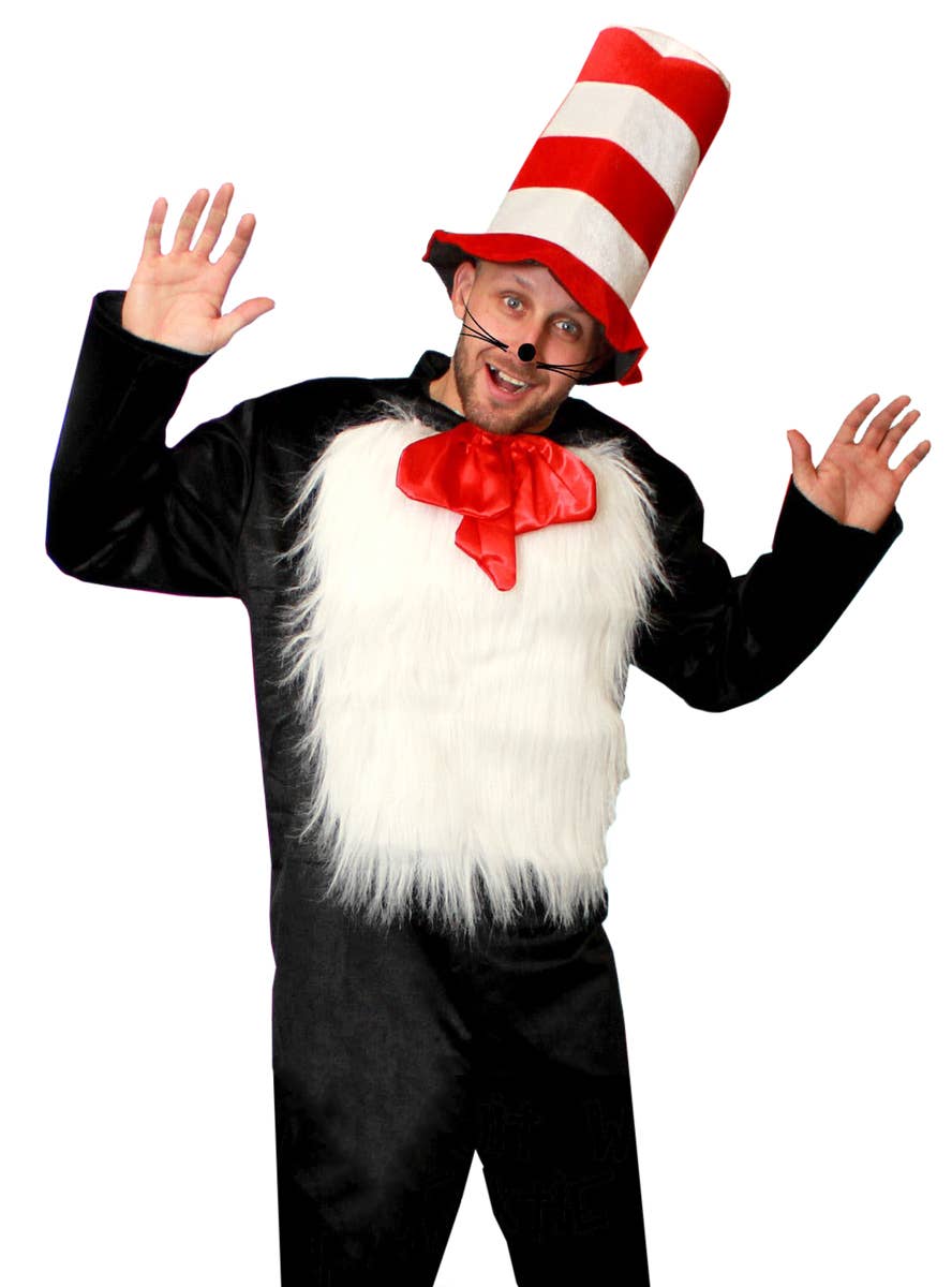 Cat in the Hat Inspired Teachers Book Week Costume - Alternate Image