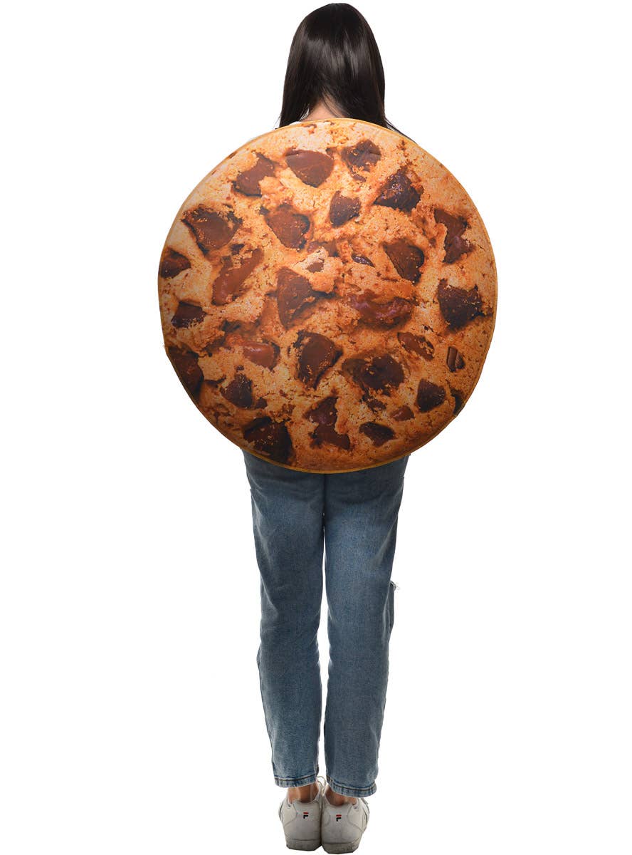 Adults Funny Chocolate Chip or Smarties Cookie Costume - Back Image