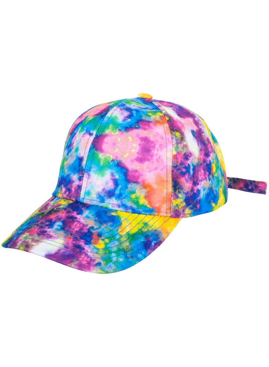 Cute Rainbow Tie Dye Hat | Adults Tie Dye Festival Costume Cap