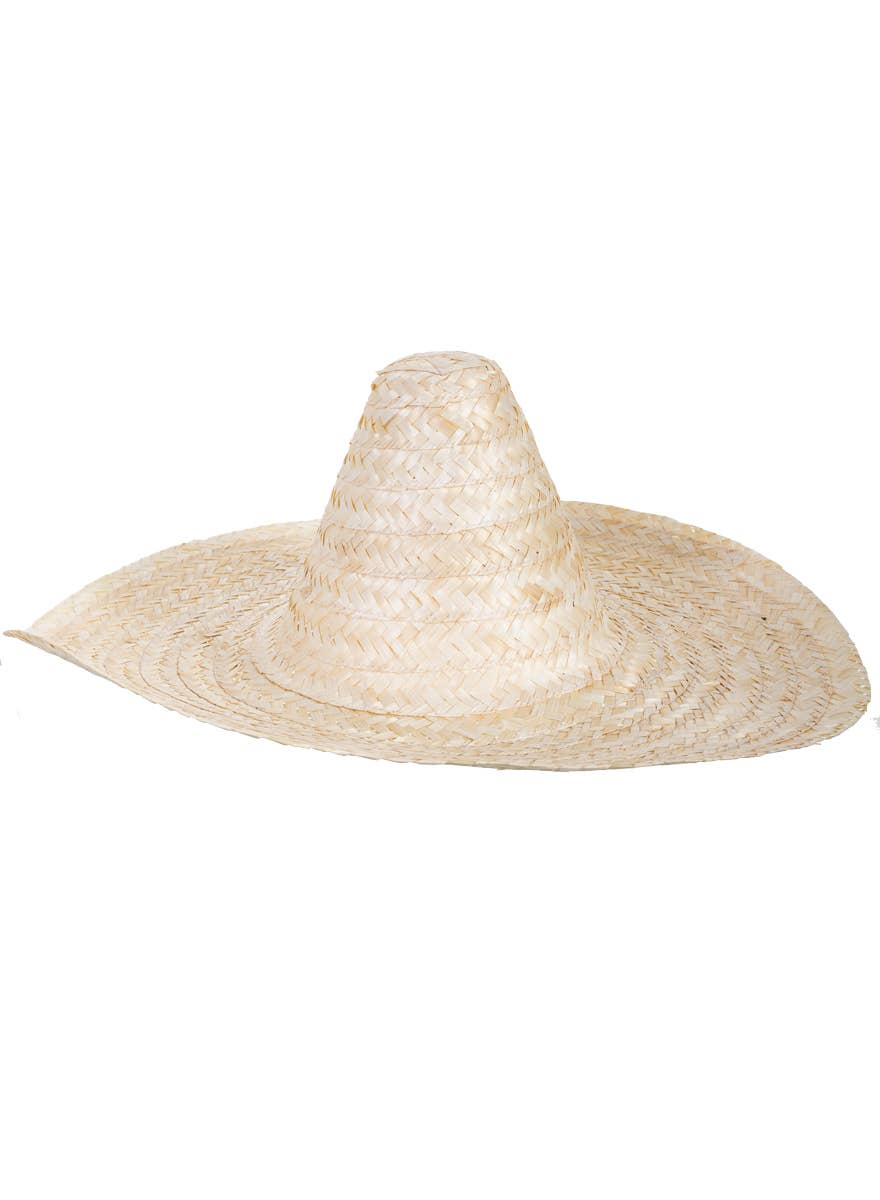 Mexican Straw Sombrero Costume Hat