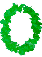 Green Floral Hawaiian Costume Lei