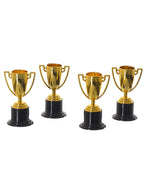 Gold Plastic Trophies Set of 4