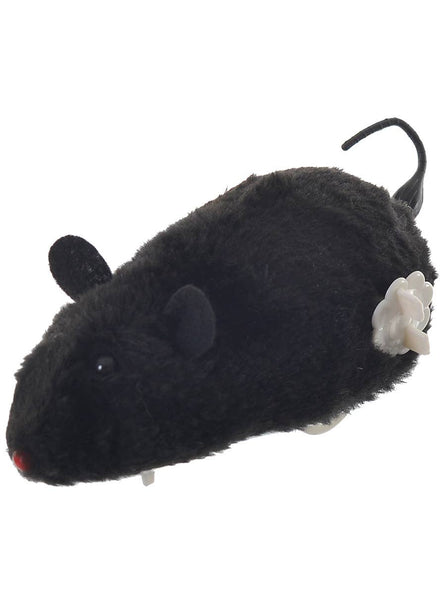 Wind Up Black Mouse Toy Halloween Decoration