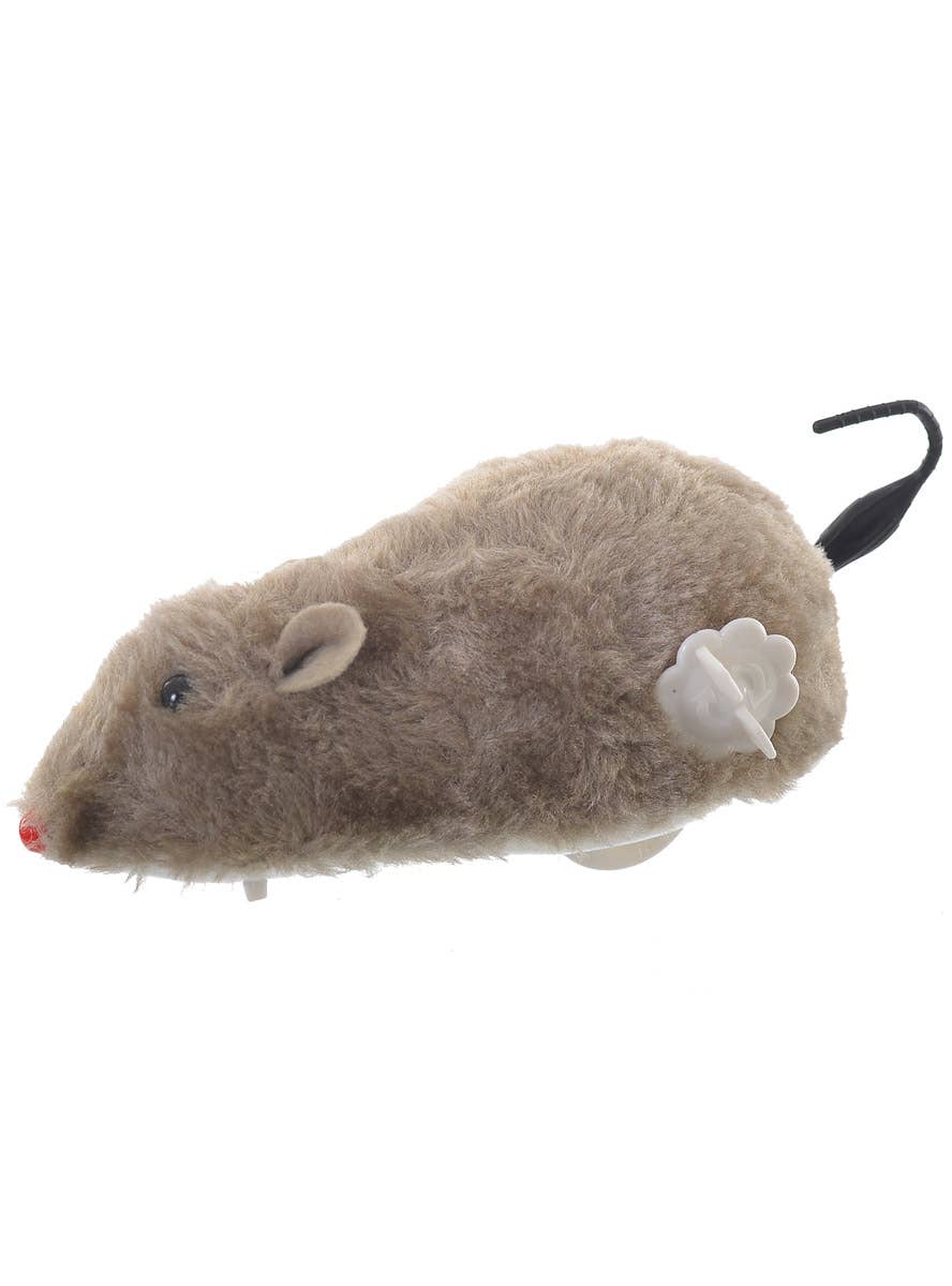 Wind Up Grey Mouse Toy Halloween Decoration