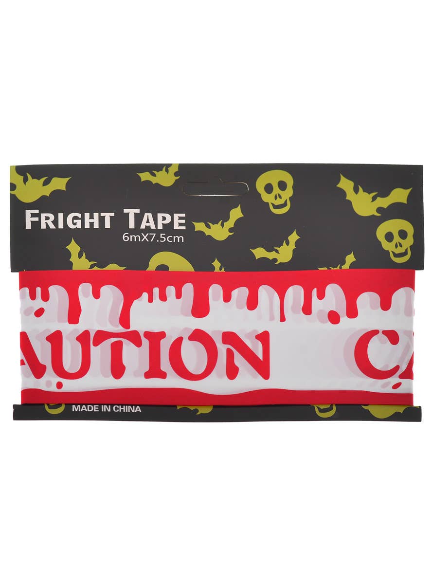 Image of Halloween Blood Drip Caution Fright Tape