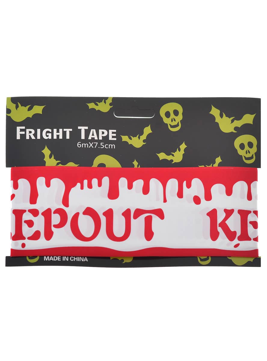 Image of Halloween Blood Drip Keep Out Fright Tape