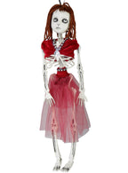 Image of Creepy Hanging 43cm Doll Skeleton Halloween Decoration