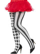 Image of Harlequin Black and White Plus Size Stockings - Main Image