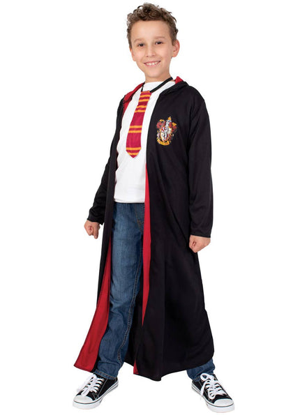 Image of Gryffindor Kid's Harry Potter Costume Robe and Tie