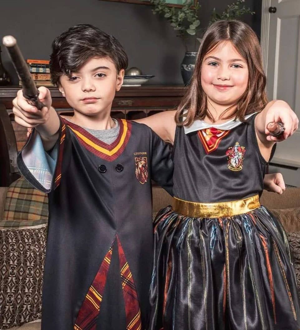 Girls Gryffindor House Harry Potter Costume Lifestyle Image