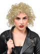 Image of Greaser Women's Curly Blonde Sandy Costume Wig - Front View