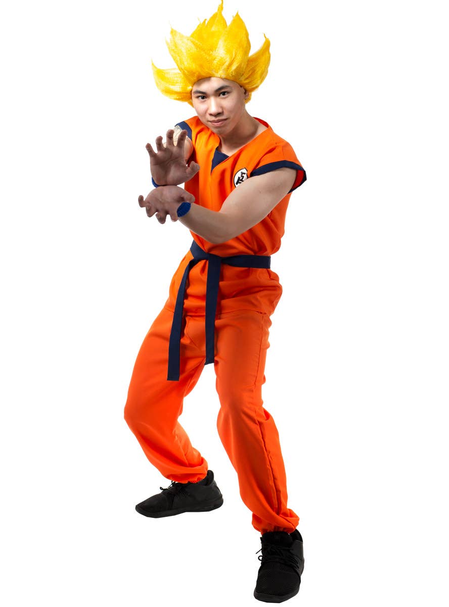 Image of Super Saiyan Men's Dragon Ball Anime Costume - Alternative