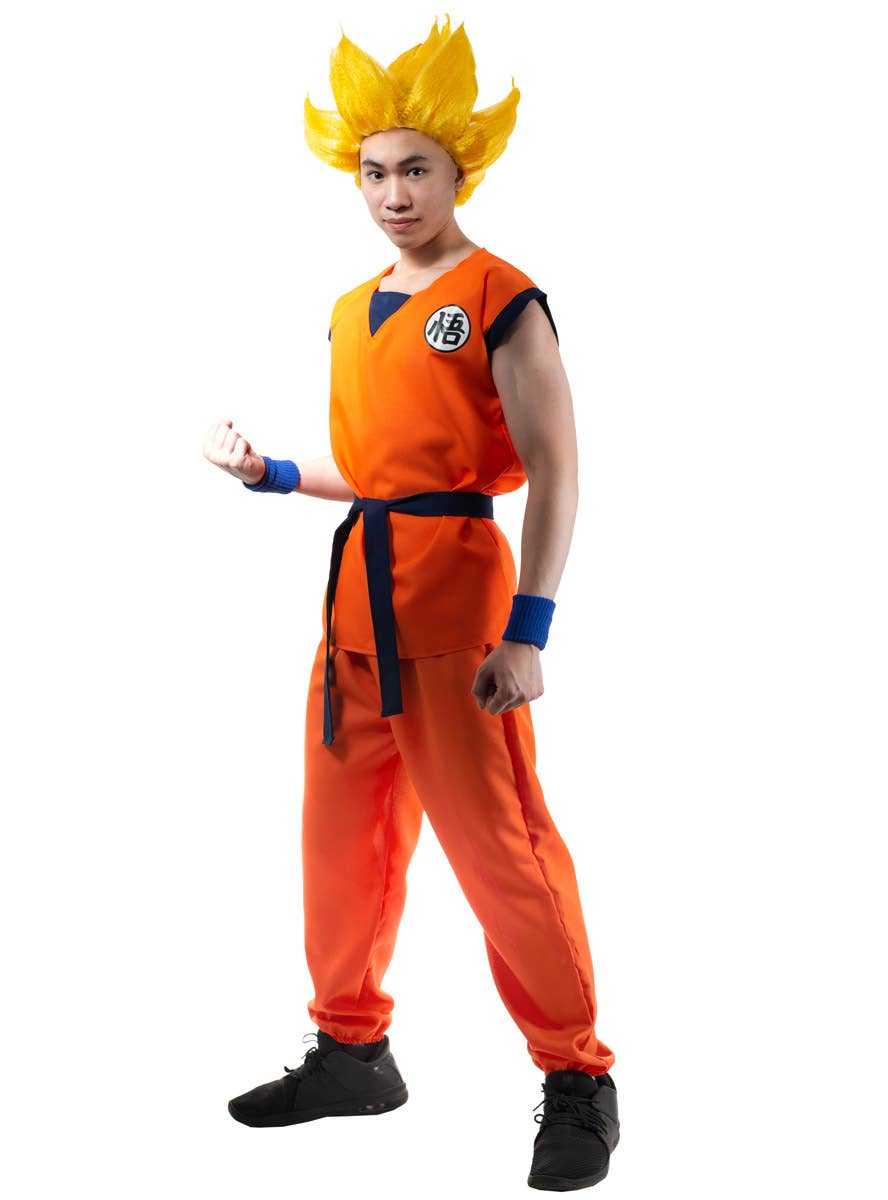 Image of Super Saiyan Men's Dragon Ball Anime Costume - Alternative 2