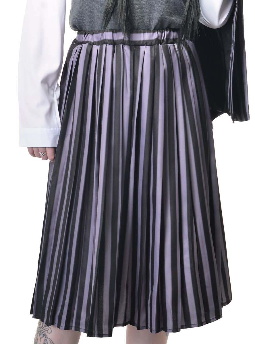 Image of Deluxe Nevermore Wednesday Addams Women's Costume - Close Image 3