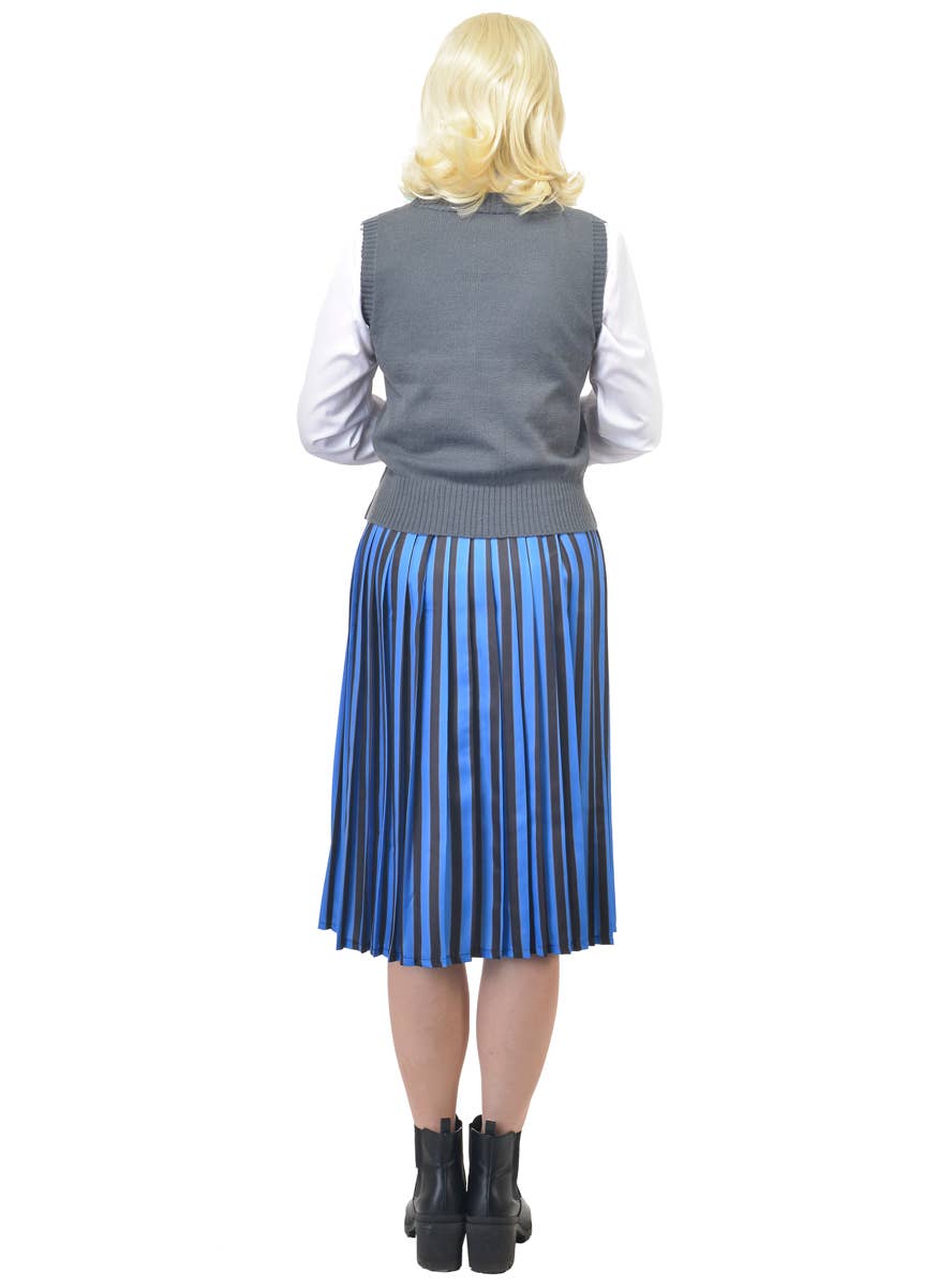 Image of Deluxe Enid Nevermore Uniform Women's Halloween Costume - Back Image