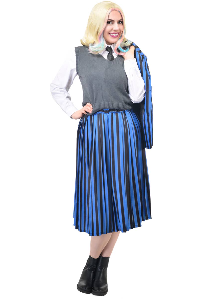 Image of Deluxe Enid Nevermore Uniform Women's Halloween Costume - Alternate Image