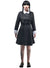 Image of Long Sleeve Wednesday Addams Women's Halloween Costume - Front View