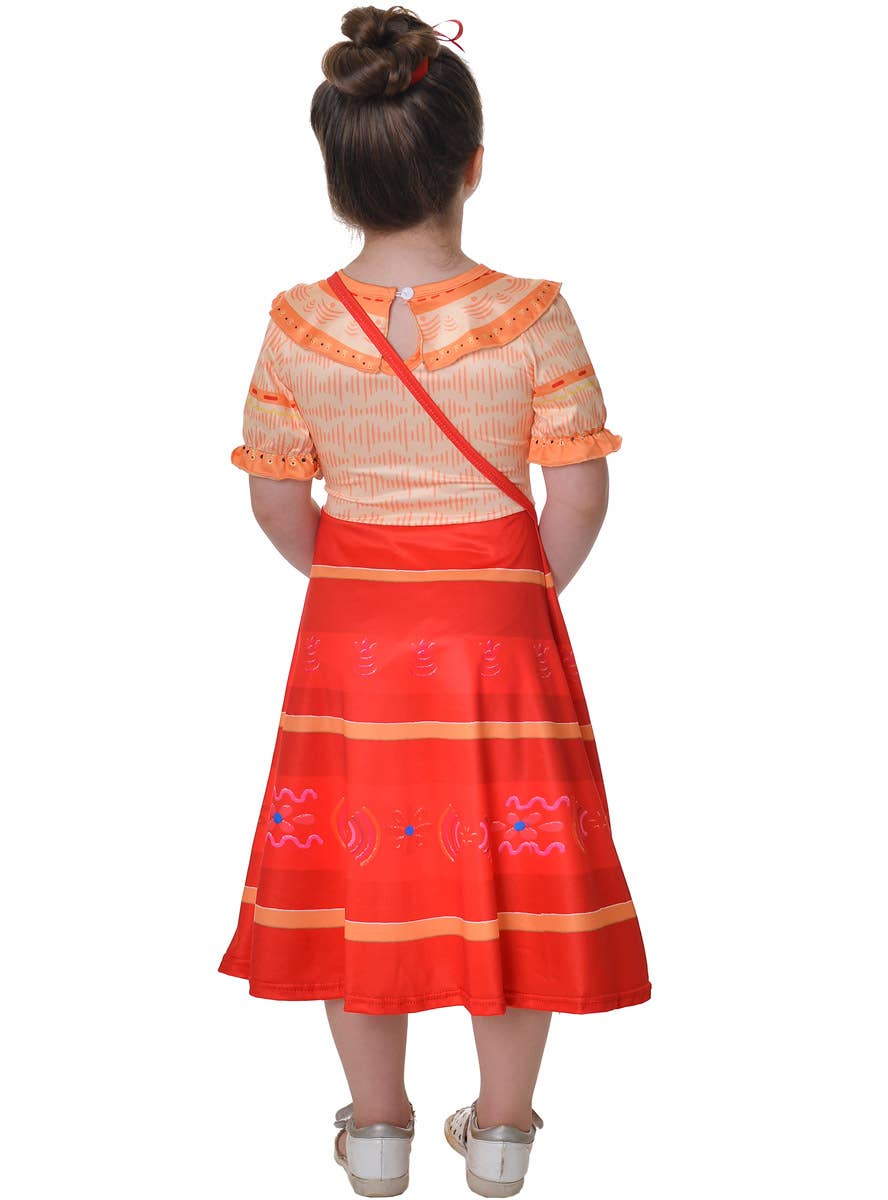 Image of Dollores Girl's Deluxe Dress Up Costume and Bag - Back View