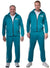 Adult's Squid Games Tracksuit Costume with Number 001 or 218 - Main Image