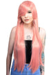 Women's Pastel Pink Straight Wig Front Image