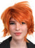 Adults Short Ginger Coloured Anime Costume Wig - Front Image