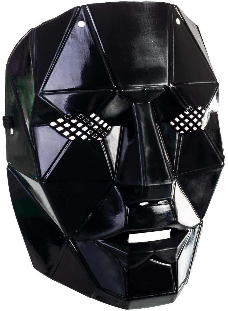 Gloss Black Front Man Squid Game Costume Mask Alternative Image