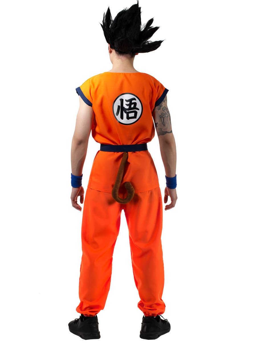 Image of Super Saiyan Men's Dragon Ball Anime Costume - Back