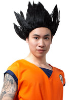 Image of Dragon Ball Z Mens Black Anime Character Cosplay Wig