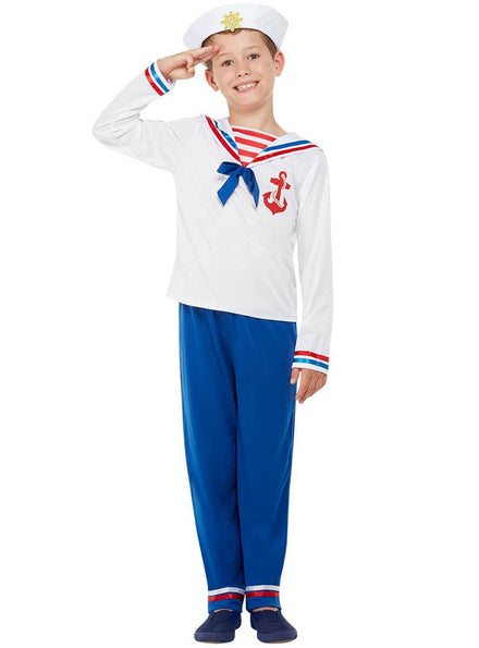 Image of High Seas Sailor Boys Costume - Main Image