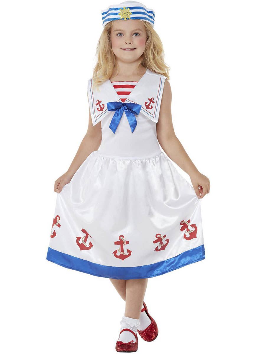Image of High Seas Sailor Cutie Girls Costume - Main Image