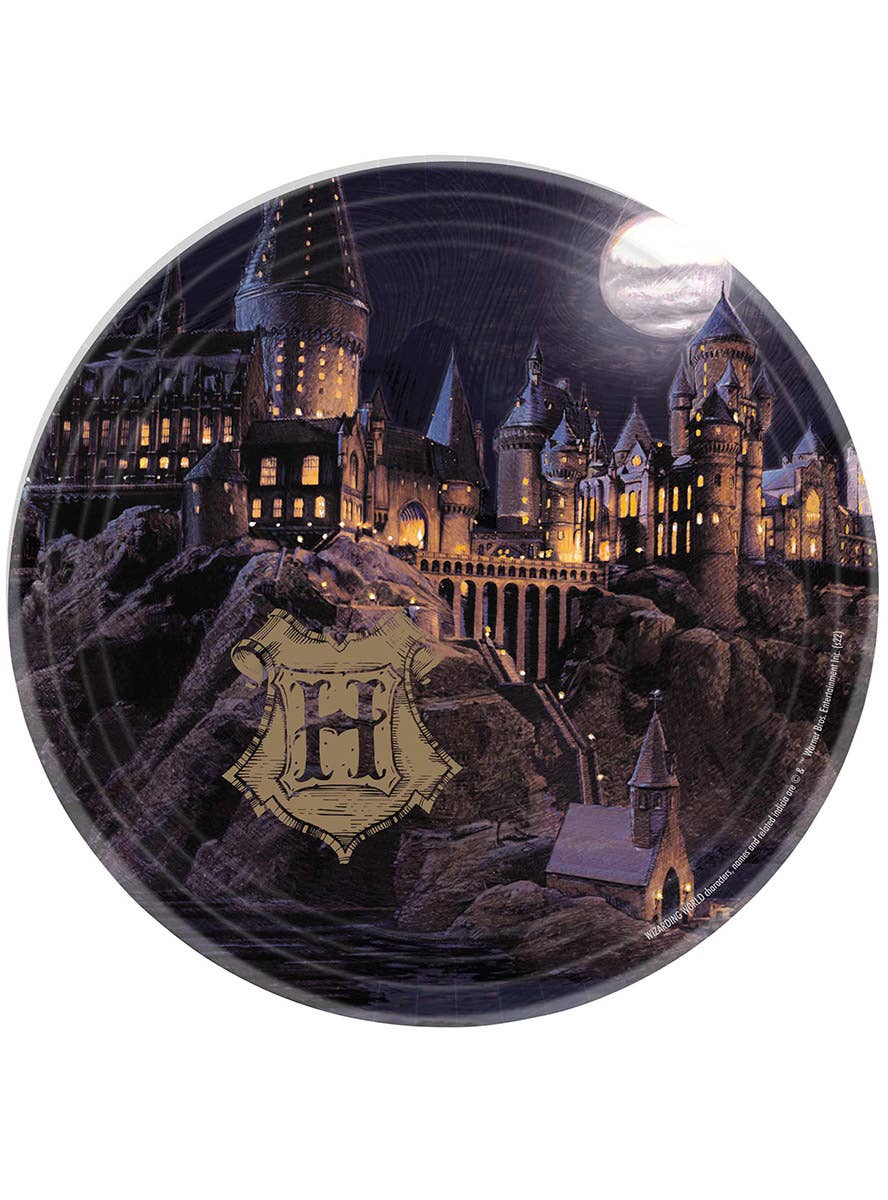 Image of Harry Potter Hogwarts Print 8 Pack 23cm Paper Plates