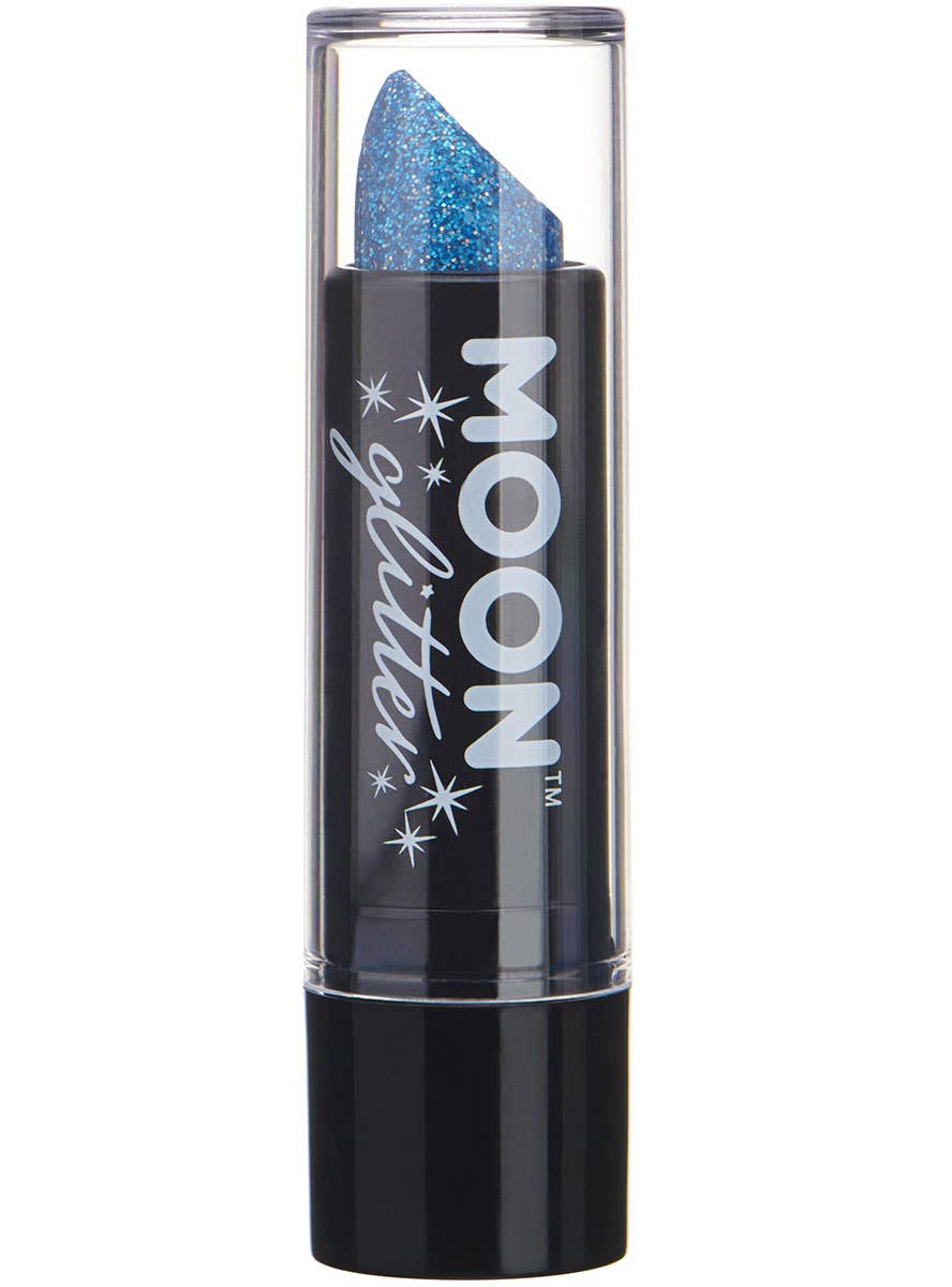 Image of Moon Glitter Holographic Blue Glitter Lipstick