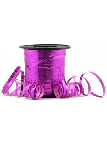 Image of Holographic Fuchsia 225cm Long Curling Ribbon