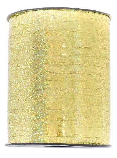 Image of Holographic Light Gold 455m Long Curling Ribbon