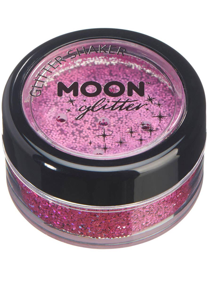 Image of Moon Glitter Holographic Pink Loose Glitter Shaker