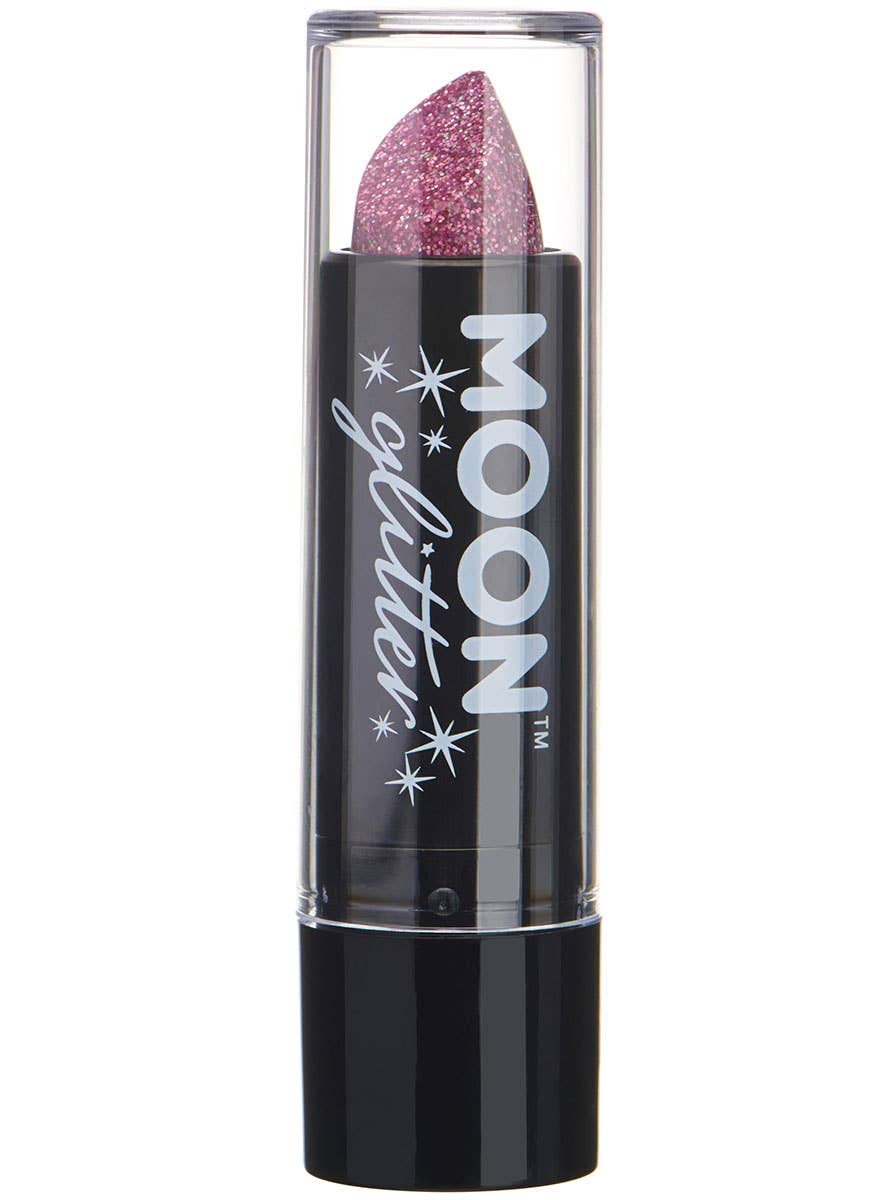 Image of Moon Glitter Holographic Pink Glitter Lipstick