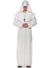 Image of Hooded White Monk Men's Costume Robe - Main Image