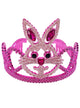 Image of Jewelled Hot Pink Bunny Girl's Easter Costume Tiara-