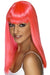 Straight Neon Pink Women's Costume Wig with Fringe